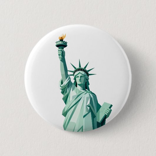 Modern Statue of Liberty Button (Vorderseite)