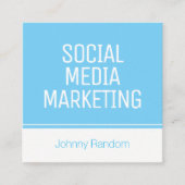 Modern stehen Sie heraus Abdeckung Quadratische Visitenkarte (Vorderseite)