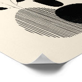 Modern Still Life – Minimalist Botanical Print Poster (Ecke)