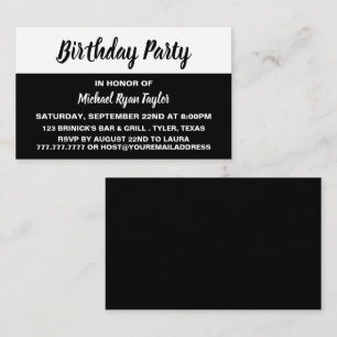 Modern & stilvoll - Geburtstagsparty Ticket