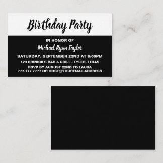 Modern & stilvoll - Geburtstagsparty Ticket