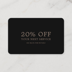 Modern & stilvoll - Jegliche Farbe - Gutschein zum Rabattkarte