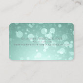 Modern stilvoll,Makeup Artist,Bokeh,Lips Visitenkarte (Rückseite)