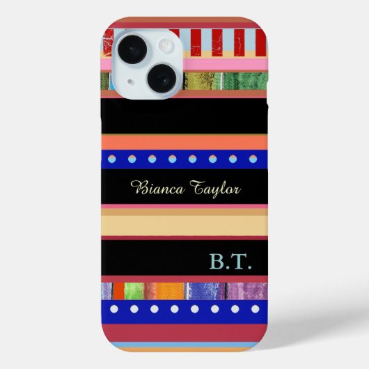 Modern & stilvoll Stripes . Case-Mate iPhone Hülle (Rückseite)