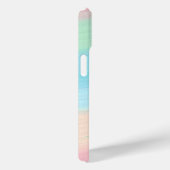 Modern Stilvolle Watercolor Regenbogen Monogram Case-Mate iPhone Hülle (Rückseite / Rechts)