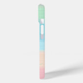 Modern Stilvolle Watercolor Regenbogen Monogram Case-Mate iPhone Hülle (Rückseite / Links)
