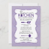 Modern Stock die Küchen-Bridal-Dusche Einladung (Vorderseite)