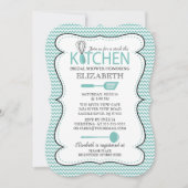 Modern Stock die Küchen-Bridal-Dusche Einladung (Vorderseite)