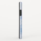 Modern Stone Dusty Blue Marble Case-Mate iPhone Hülle (Hinten/Rechts)