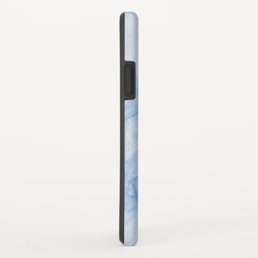 Modern Stone Dusty Blue Marble Case-Mate iPhone Hülle (Hinten/Rechts)