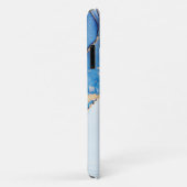 Modern Stone Dusty Blue Marble Case-Mate iPhone Hülle (Hinten/Rechts)