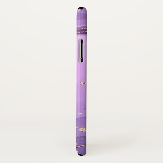 Modern Stone Dusty Blue Marble Case-Mate iPhone Hülle (Hinten/Rechts)