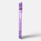 Modern Stone Dusty Blue Marble Case-Mate iPhone Hülle (Rückseite / Rechts)