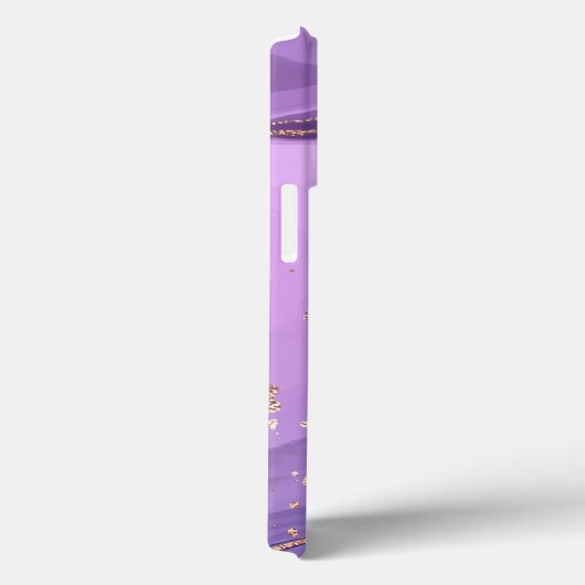 Modern Stone Dusty Blue Marble Case-Mate iPhone Hülle (Rückseite / Rechts)