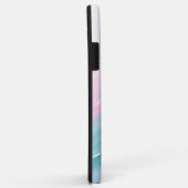 Modern Stone Dusty Blue Marble Case-Mate iPhone Hülle (Hinten/Rechts)