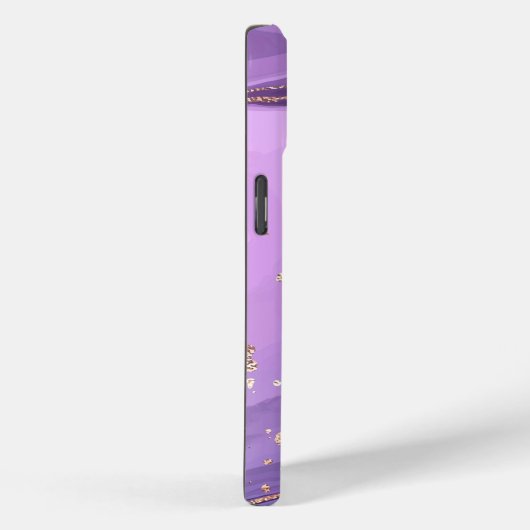 Modern Stone Dusty Blue Marble Case-Mate iPhone Hülle (Rückseite / Rechts)