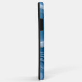 Modern Stone Dusty Blue Marble Case-Mate iPhone Hülle (Hinten/Rechts)