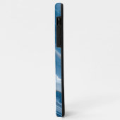 Modern Stone Dusty Blue Marble Case-Mate iPhone Hülle (Hinten/Links)