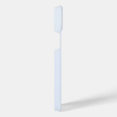 Modern Stone Dusty Blue Marble iPhone Hülle (Rechte Seite)