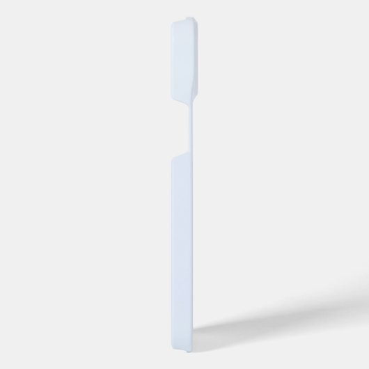 Modern Stone Dusty Blue Marble iPhone Hülle (Rechte Seite)