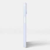 Modern Stone Dusty Blue Marble iPhone Hülle (Rechte Seite)