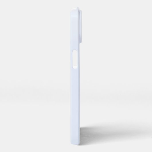 Modern Stone Dusty Blue Marble iPhone Hülle (Rechte Seite)