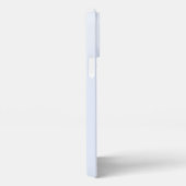 Modern Stone Dusty Blue Marble iPhone Hülle (Rechte Seite)