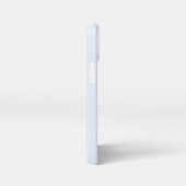 Modern Stone Dusty Blue Marble iPhone Hülle (Rechte Seite)