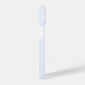 Modern Stone Dusty Blue Marble iPhone Hülle (Rechte Seite)