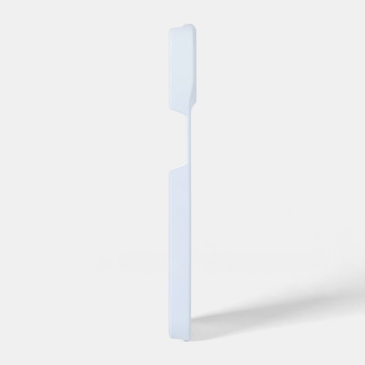 Modern Stone Dusty Blue Marble iPhone Hülle (Rechte Seite)