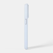 Modern Stone Dusty Blue Marble iPhone Hülle (Rechte Seite)