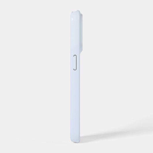 Modern Stone Dusty Blue Marble iPhone Hülle (Rechte Seite)