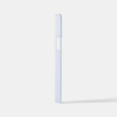 Modern Stone Dusty Blue Marble iPhone Hülle (Rechte Seite)