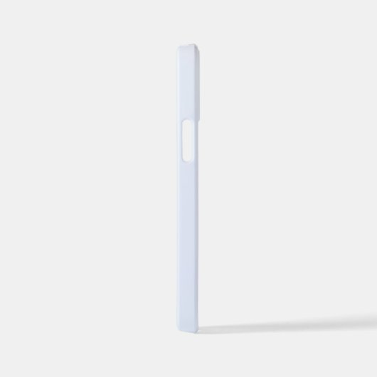 Modern Stone Dusty Blue Marble iPhone Hülle (Rechte Seite)