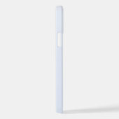 Modern Stone Dusty Blue Marble iPhone Hülle (Rechte Seite)