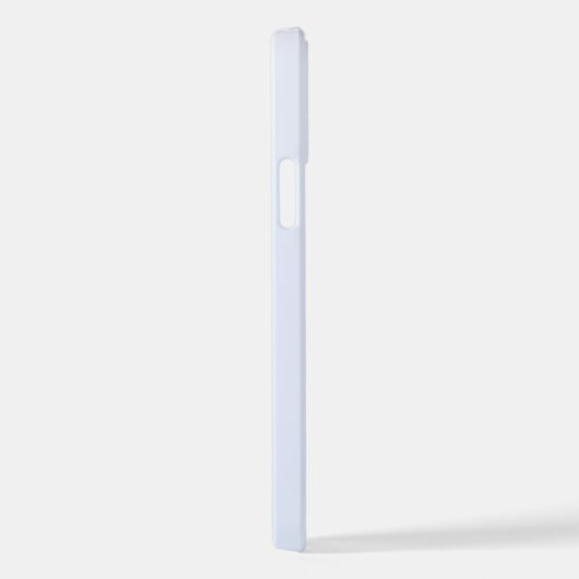 Modern Stone Dusty Blue Marble iPhone Hülle (Rechte Seite)