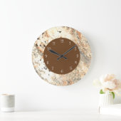 Modern Stone Look Marmor Große Wanduhr (Zuhause)
