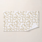 Modern Streetstyle Glam With Gold Chains Badhandtuch Set (Handtuch)