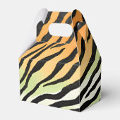 Modern Strickte Tigerhaut Print big cats feline a Geschenkschachtel (Vorderseite)