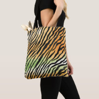 Modern Strickte Tigerhaut Print big cats feline a