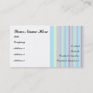 Modern Strip Business Cards Visitenkarte