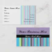 Modern Strip Business Cards Visitenkarte (Vorne/Hinten)