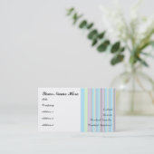 Modern Strip Business Cards Visitenkarte (Stehend Vorderseite)
