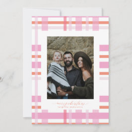 Modern Strip Weihnachten Kariertes Foto