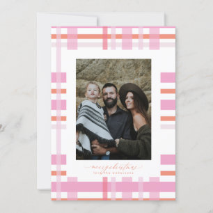 Modern Strip Weihnachten Kariertes Foto