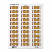 Modern Striped Return Address (Vorne)