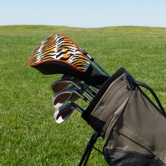 Modern Strippenfelle Tigerfelle Print Wildtiere Golf Headcover (In SItu)