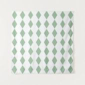 Modern Style Tapestry with Geometric Diamond Print Wandteppich (Vorderseite)