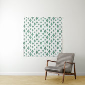 Modern Style Tapestry with Geometric Diamond Print Wandteppich (Beispiel)