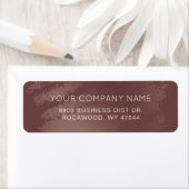 Modern Stylish Bronze Business Return Address (Insitu)